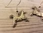 Preview: Pferde Ohrringe Vintage Optik Pferd horse